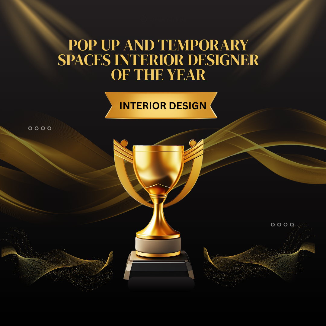 Pop up and Temporary Spaces Interior Designer of the Year