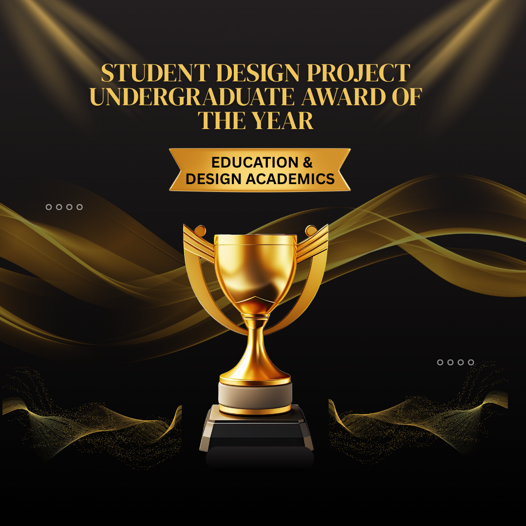 Student Design Project Undergraduate Award of the Year