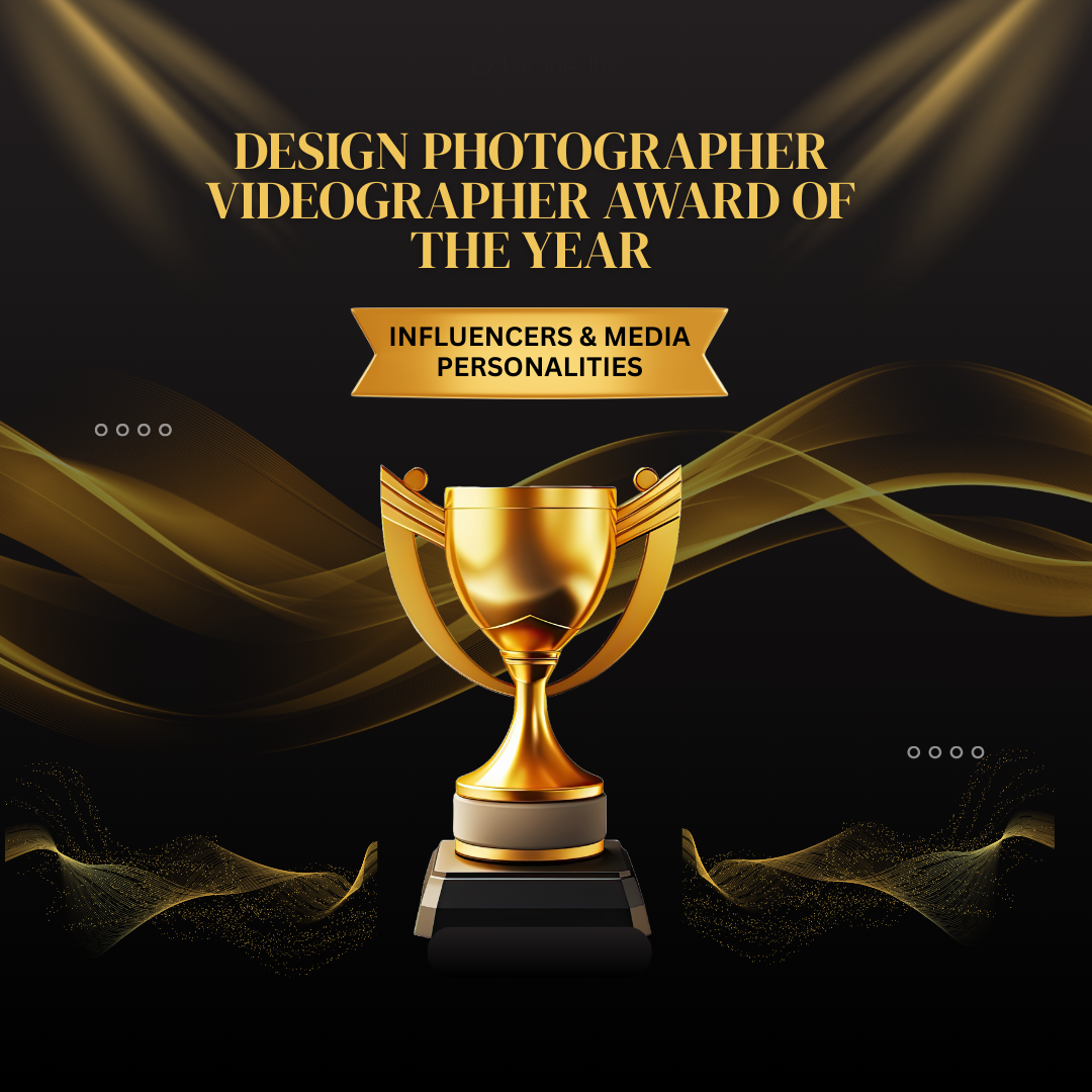 Design Photographer Videographer Award of the Year