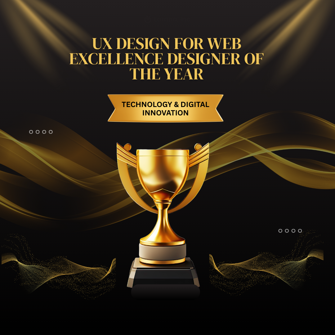 UX Design for Web Excellence Designer of the Year