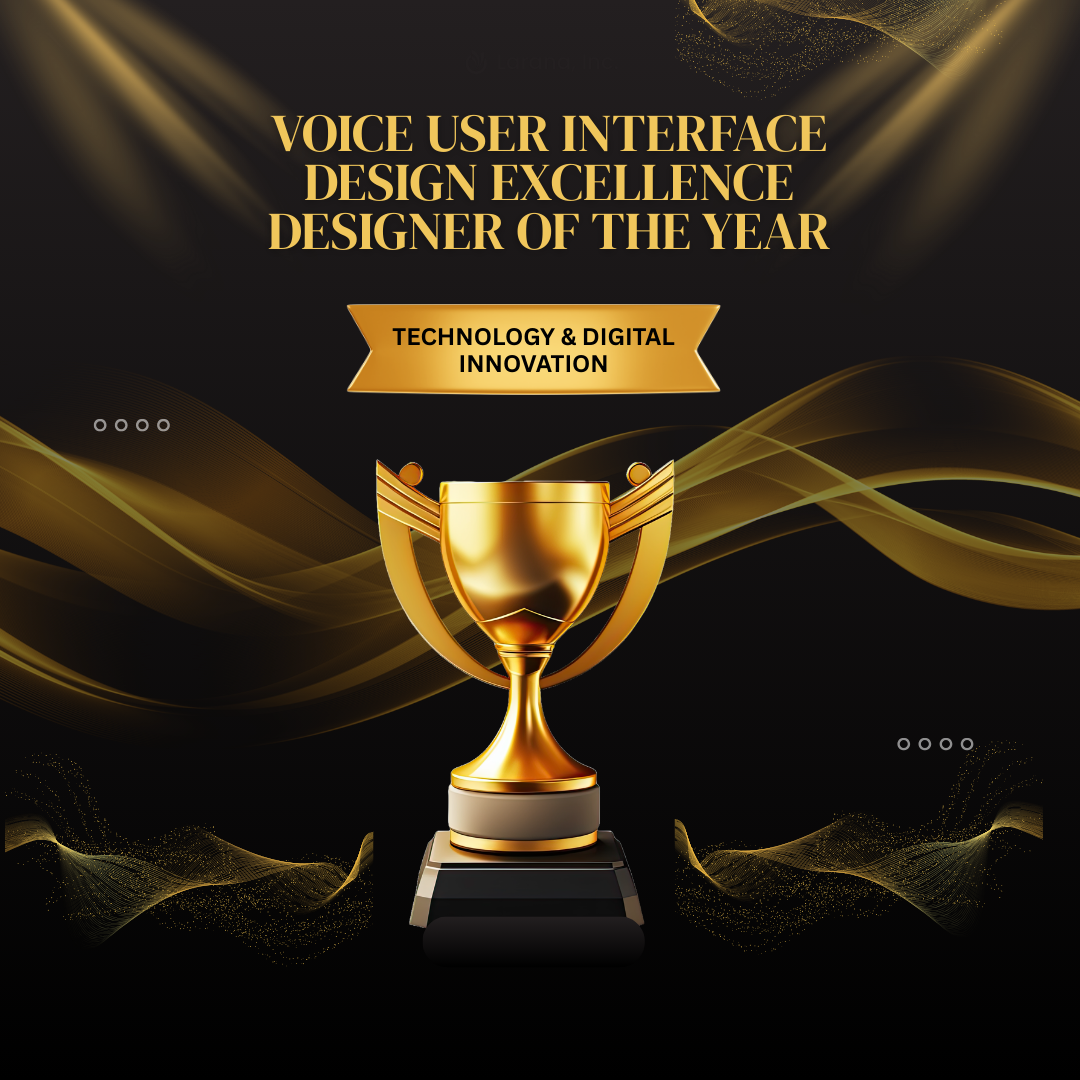 Voice User Interface Design Excellence Designer of the Year